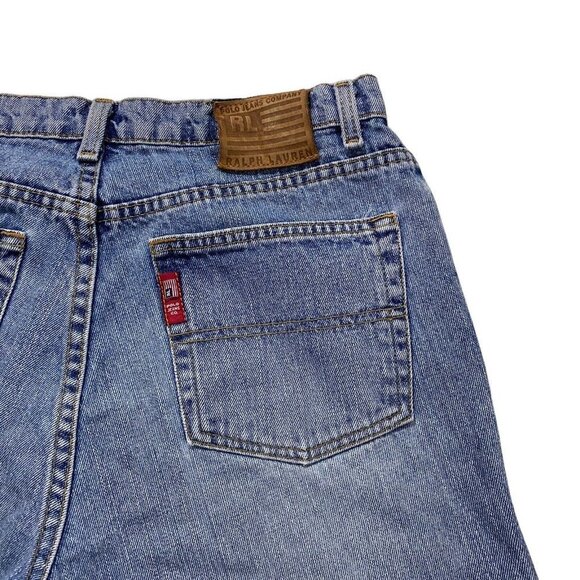 Vintage Y2K 90s Polo Ralph Lauren Saturday Jean Light Wash Sz 34x30 100% Cotton - Picture 12 of 16